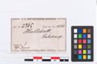 Etikett zu Keramikgefäß (NHMW-PRAE-002365)